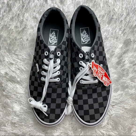 vans doheny men's checkerboard skate shoes